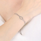 Ins Women's Bracelet 18K Gold-Plated Adjustable Knotted Round Snake Chain Delicate Jewelry