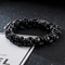 Fashion Powerful Punk Stainless Steel Men's Thick Skull Links Bracelet