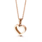 Fashion Stylish Necklace for Women Heart Shaped Steel Necklace