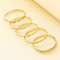 Stainless Steel Jewelry Rhinestone Bangle Suitable for Daily Wear