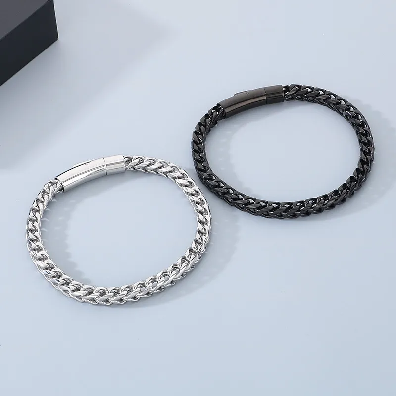 Niche Design Ins Style Stainless Steel Chain Bracelet Suitable for Daily Wear