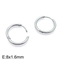 Minimalist 18K Gold-Plated Stainless Steel Round Huggie Earrings Versatile Hoop Earrings Wholesale
