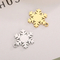 Fashionable Hexagonal Snowflake Exquisite Small Pendant Christmas DIY Accessory