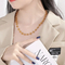 European and American Fashion Personality Stainless Steel Geometric Square Knot Jewelry Bracelet&Necklace Accessories