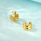 Stainless Steel Creative Hollow Multi Ring C-Shaped Commuting Fashion Earrings Jewelry Wholesale