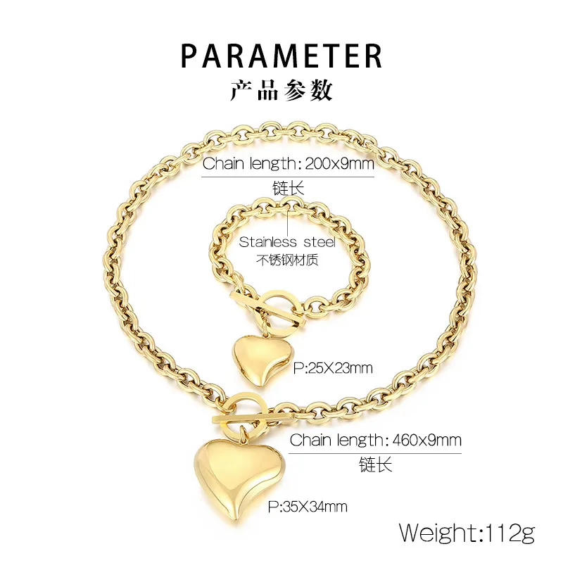 Fashionable Spicy Girl Three-Dimensional Hollow Heart Pendant Style