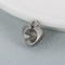 Stainless Steel Heart-Shaped DIY Jewelry Accessories Rhinestone Holder