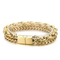 Punk Rock Simple Fashion Stainless Steel Double Layer Men's Jewelry Bracelet