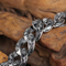 Stainless Steel Jewelry with a Rose Pattern, Vintage Men's Bracelet, Stainless Steel Resin Bracelet Wholesale