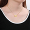 Customized Carved Stainless Steel Gold-Plated Angel Number 11: 11 Pendant Necklace