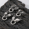 Punk Skull Lion Dragon Series Stainless Steel Accessories Ring Clasp