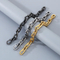 Stainless Steel Nail Shaped Bracelet Necklace Jewelry Set
