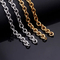9.5mm Big Chains Stainless Steel O-Chain Clavicle Necklace Sets