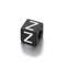 Manufacturer Fashion 26 English Letter Pendant Personalized Stainless Steel Square Bead DIY Bracelet Jewelry Accessories