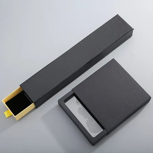 Atmospheric Drawer Box Jewelry Packaging Box Bracelet Necklace Pendant Jewelry Transparent Protective Film Jewelry Packaging Box
