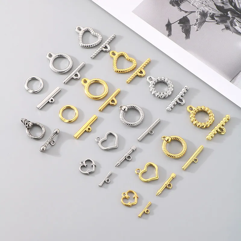DIY Jewelry Accessories Stainless Steel Fashion Ot Buckle Splicing Chain Jewelry Buckle