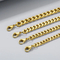 Fashion Hiphop Stainless Steel Six-Sided Polished Cuban Link Chain Bracelet Multi-Color Wholesale