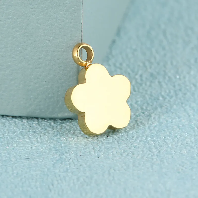 Fashion Stainless Steel Pendant, Gold Pendant, Three-Dimensional Polished Jewelry Accessories