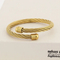 Fashionable Stainless Steel Wire Bangle for Men and Women, Suitable for Daily Wear