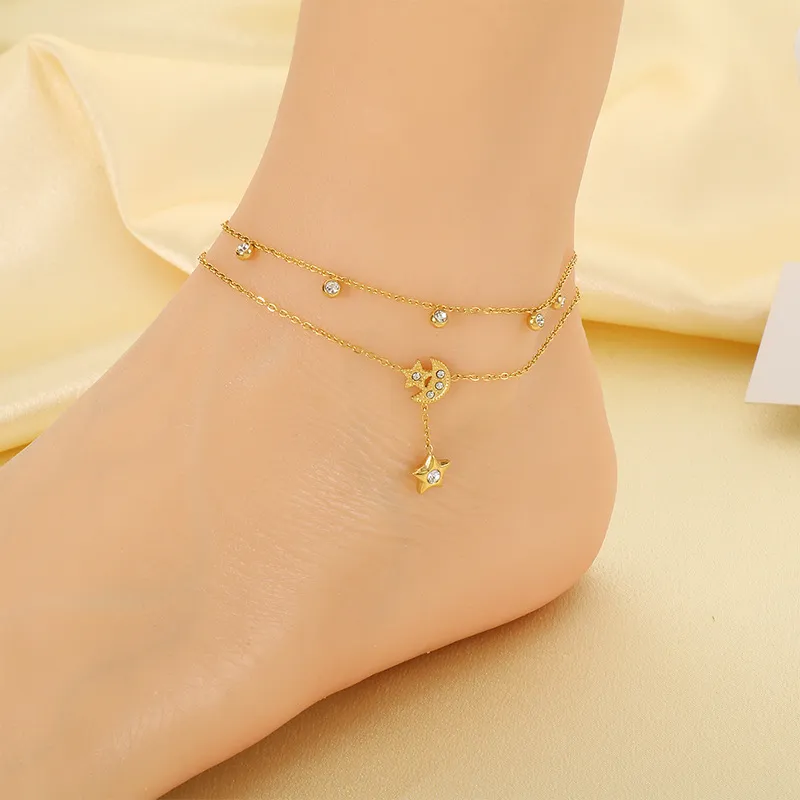 Fashionable Stainless Steel Anklet Chain Women's Jewelry Suitable for Daily Wear