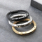 Punk Retro Style Stainless Steel Wire Cable Bent Plate Domineering Men's Bangle