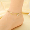 Stainless Steel Butterfly Pendant Anklet Chain Women's Fashion Jewelry