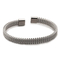 European and American Fashion Personality Stainless Steel Braided C-Shaped Open Temperament Bangle