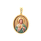 Kalen's New Fashionable Stainless Steel Oval Retro Portrait Men's Pendant Jewelry Wholesale