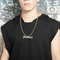 Wholesale Stainless Steel Wheat Chain Necklace Men 2/3/4/5/6/8mm Four-Sided Polished Woven Chain