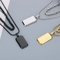 Trendy and Cool Emperor Chain Square Brand Necklace for Men, Double Layered Stainless Steel Military Brand Pendant Supporting Engraving