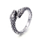 Hot Sale Gothic Vintage Fashion Jewelry Stainless Steel Snake Shape Adjustable Ring