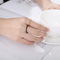 Fashion Simple Style Men and Women Universal Stainless Steel Fried Dough Twists Plain Ring Jewelry