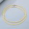 Flat Nk Cuban Chain Stainless Steel Men's and Women's Jewelry Necklace