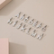 Women's Sweet White Shell English Letter Stainless Steel Pendant Jewelry