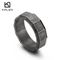 Dark Fashion Round Edged Ring Retro Stainless Steel Men's Jewelry Ring