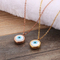 Trendy Evil Eye Design Style Women's Stainless Steel Necklace