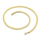 Fashion Link Chain Necklace Stainless Steel Flat Nk Chain DIY Jewelry Accessories