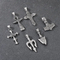 Nordic Mythology Horus Eye Cross Retro Viking Sea King Trident Stainless Steel Pendant