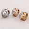 Personality Roman Numeral Diamond-Embedded Stainless Steel Ring Men Women Wholesale