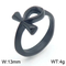 European and American Ins Personalized Stainless Steel Ankh Cross Ring