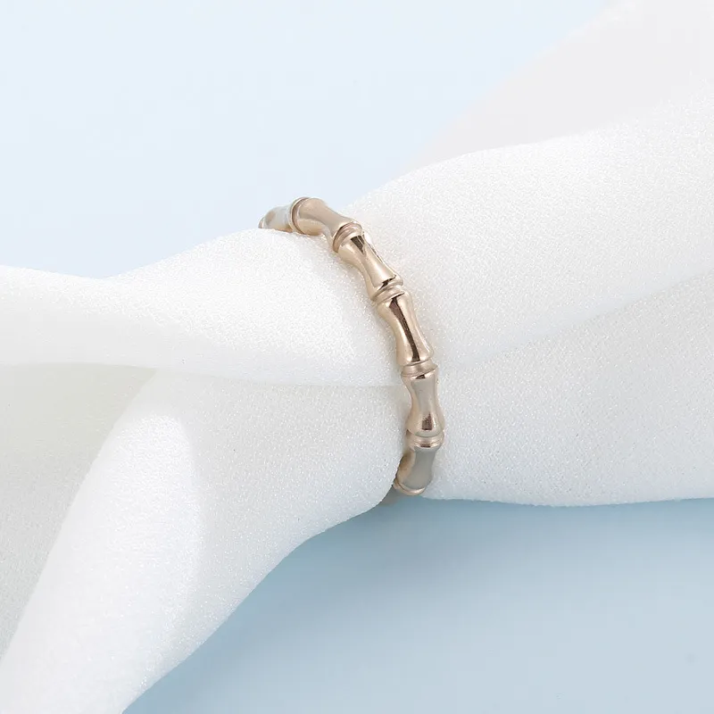 Unique Niche Creative Open-Knuckle Index Finger Rings Adjustable Bamboo Joint Rings Wholesale