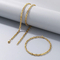 Fashionable and Versatile Plain Chain for Commuting, Ins Trendy Nightclub, Multi-Size Plain Fried Dough Twists Chain, Stainless Steel Necklace for Men and Women