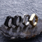 Street Style Fashion Multicolor Stainless Steel Geometric Men's Jewelry Ring