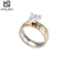 Chic European and American Zircon Couple Rings for Resale