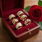 Personalized Oversized Stainless Steel Ring Irregular Double Row Diamond Geometric Rings Wholesale