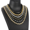 European American Bold Emperor Chain Men's Handmade Multi-Size Stainless Steel Link Necklace