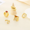 Stunning Teardrop Diamond Ring with Luxurious 18K Gold Plating
