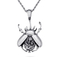 European and American Stainless Steel Men's Mechanical Gear Beetle Pendant, Cross-Border Amazon Direct Sales Necklace