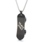 Rock Hip Hop Street Skateboard Fashion Stainless Steel Unisex Necklace Pendant