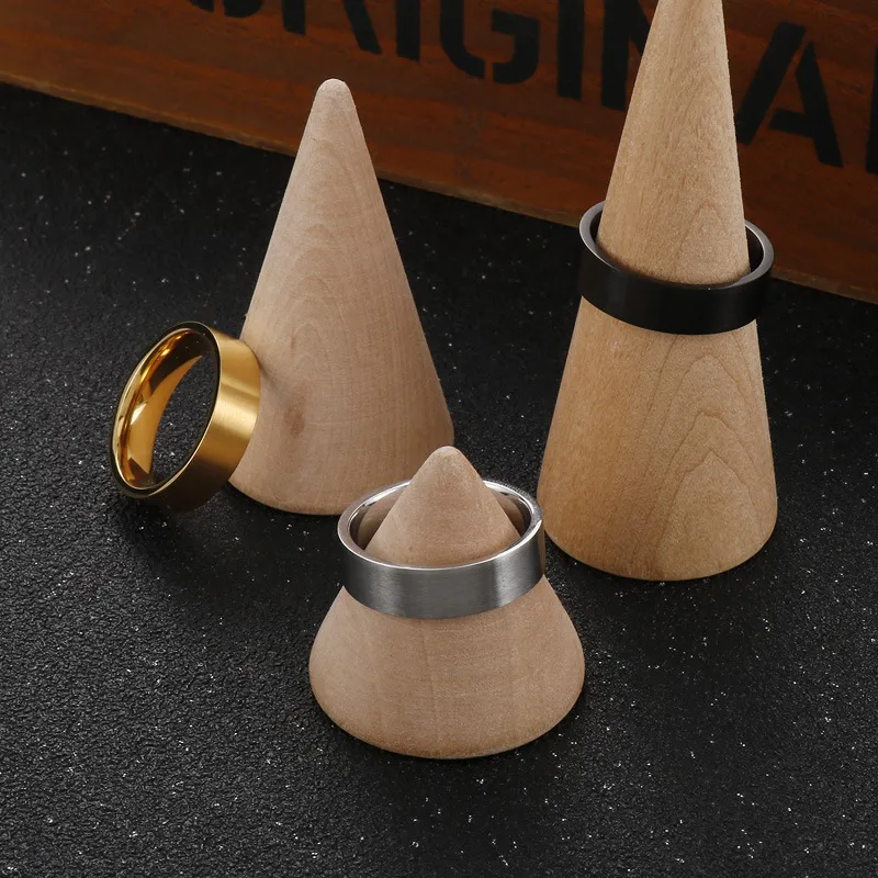 Stainless Steel Jewelry Simple Smooth Ring Suitable for Daily Wear